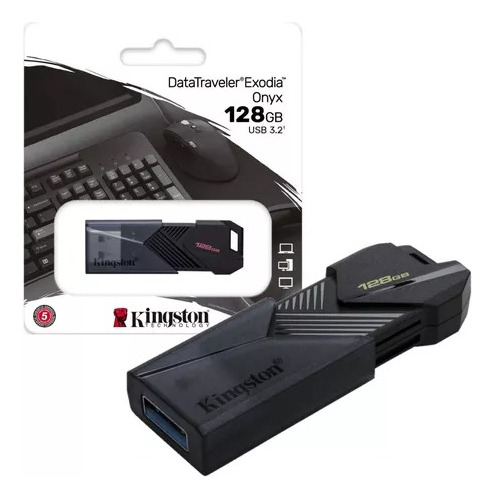 Pendrive Kingston Onyx 128gb Usb 3.2 Gen 1 