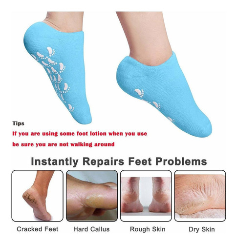 Calcetines Hidratantes Para El Talón, Calcetines De Gel Para