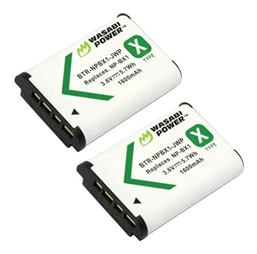 Bateria De Poder Wasabi Para Sony Npbx1 Npbx1m8 2pack