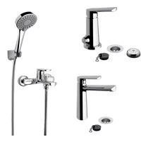 Comprar Combo Griferia Fv Monocomando Aromo D8 Cromo Completo