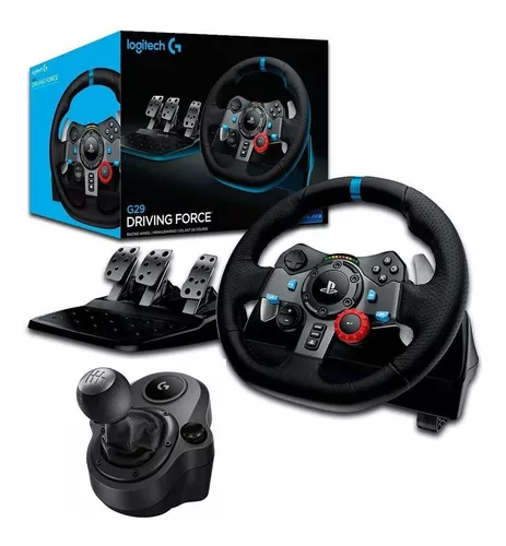 Volante Logitech G29 Driving Force G HUB Compatível com PS3 / PS4 / PS5 /  PC