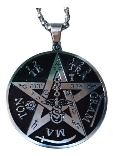 Cadena Medalla Tetragrammaton Proteccion