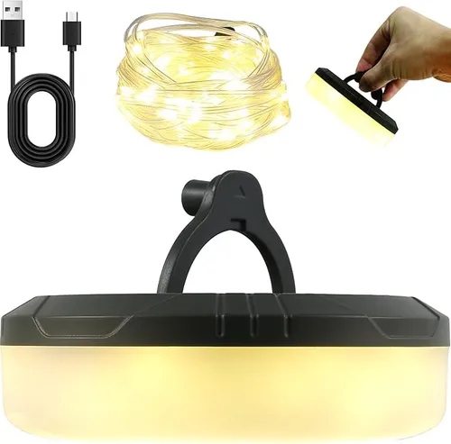 Lampara Camping Multifuncional Desenrollable