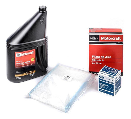 Kit Aceite Y 3 Filtros Ford Fiesta Kinetic Design