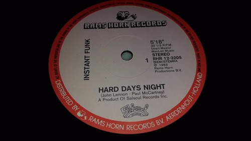 Instant Funk Hard Days Night No Stoppi That Rockin Vinilo 83