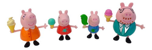 Figuras De Acción Peppa Pig Y Su Familia 