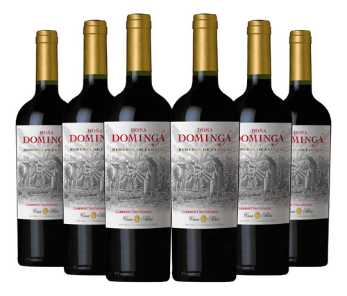 6 Vinos Doña Dominga Reserva Cabernet Sauvignon