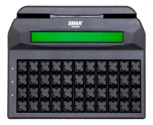 Teclado Pdv Smak 44 Teclas Com Display 2 Linhas Sko-44 Usb Cor de teclado Preto Idioma Português Brasil