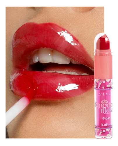6 Gloss Liquido Efeito Magico Sortido Labial Muda Cor Ph