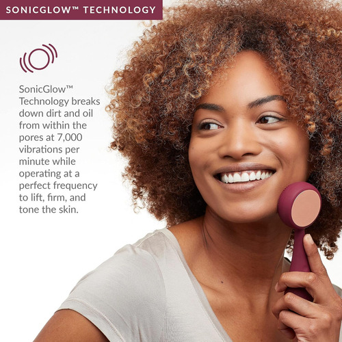 Cepillo Facial Electrico Pmd Clean Pro Color Berry