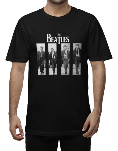 Remera Estampada The Beatles Algodón Serigrafía Digital