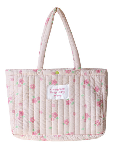 Bolso De Hombro Acolchado Para Mujer, Casual, Floral, Comunt