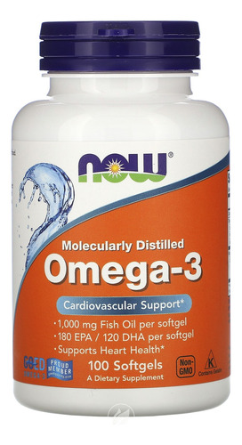 Set 2 Omega-3 1000 Mg 100 Cápsulas Blandas Now Foods