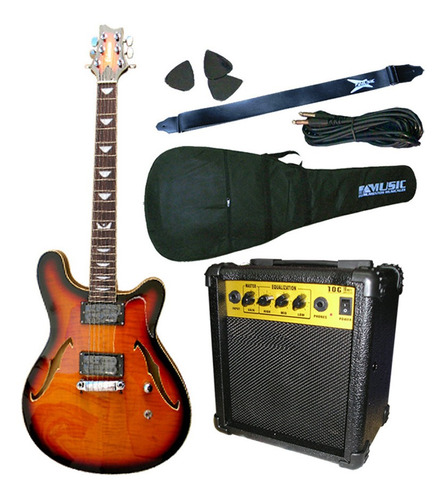 Combo Guitarra Electrica Seg262 + Amplificador 10w + Accesor