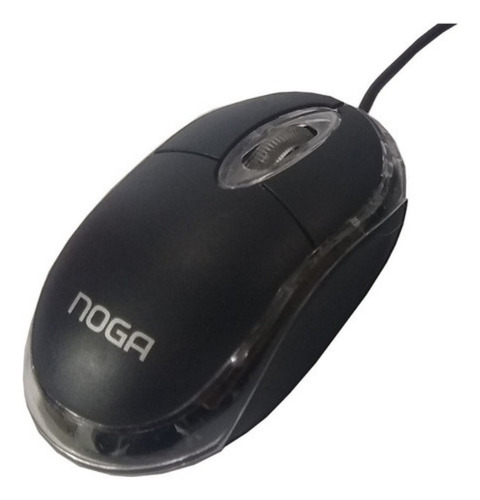 Mouse Óptico Luminoso Con Cable Usb Noga Ng-611u Pc Notebook Negro