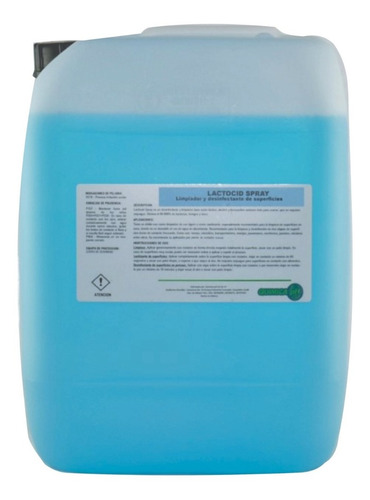 Desinfectante Sanitizante 100% Natural Multiusos, 20 Litros