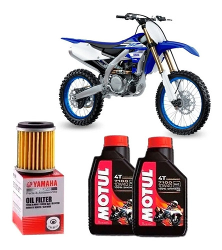 Kit Service Yamaha Yzf 250 450 Filtro + Motul 7100 Rp