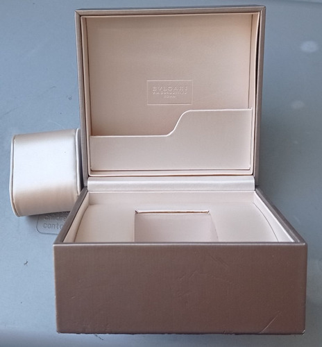 Original Estuche Caja Para Reloj Bvlgari Bulgari Satin