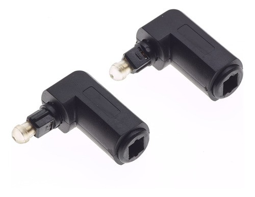 Toslink - Conector Coaxial De Ngulo Recto, Enchufe Macho A E