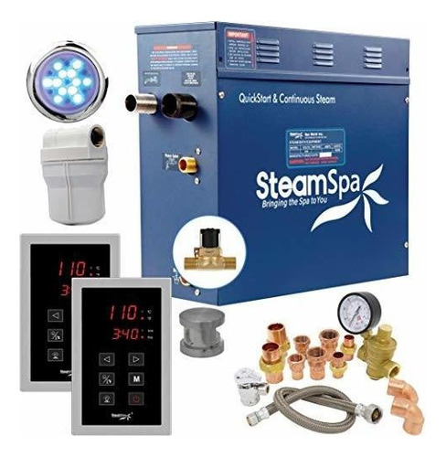 Steamspa Executive 9 Kw Paquete De Generador De Baño De Vap