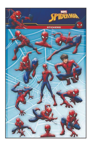 Pack De Stickers Especiales Spiderman Marvel