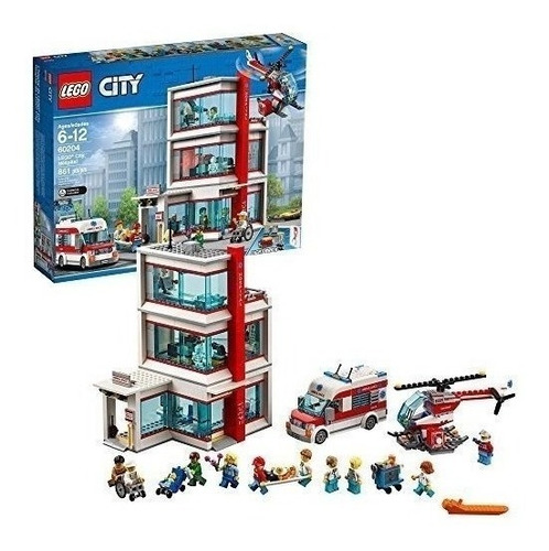 Set de construcción Lego City Hospital 861 piezas  en  caja