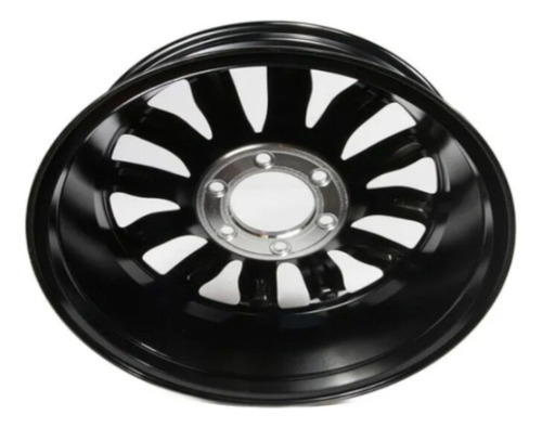 Rodas Alumínio Preta Com Calota 18x7 S10 2019/2023