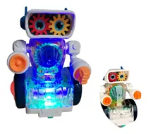 Comprar Robot Con Luces Y Sonido Camina Y Gira - Incluye Pilas
