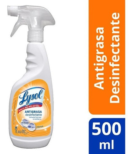 Limpiador Antigrasa Gatillo 500ml Lysol