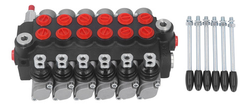 Válvula De Control Del Cargador De Tractor Hidráulico, 6 Bob