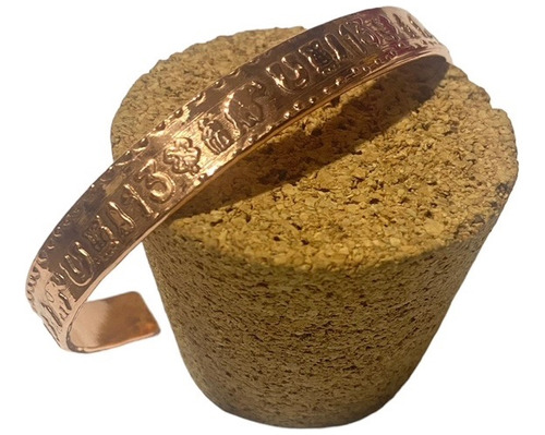 Brazalete En Cobre 100 % Signos De La Suerte ..