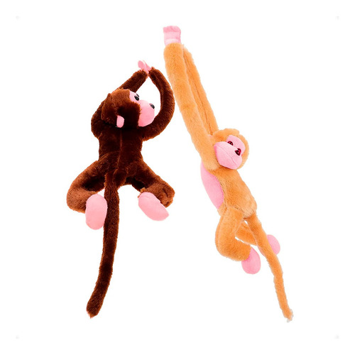 Imagen 1 de 10 de Peluche De Abrazo Mono Con Sonido - Otec