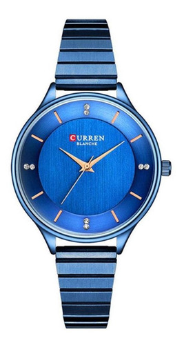 Reloj analógico Curren C9041l para mujer - Azul
