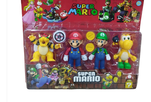 Juguete Blíster Mario Bross Figuras #toyfeliz