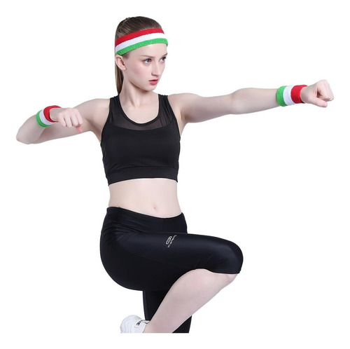 Diademas Y Muñequeras Deportivas,set De Bandas Elásticas