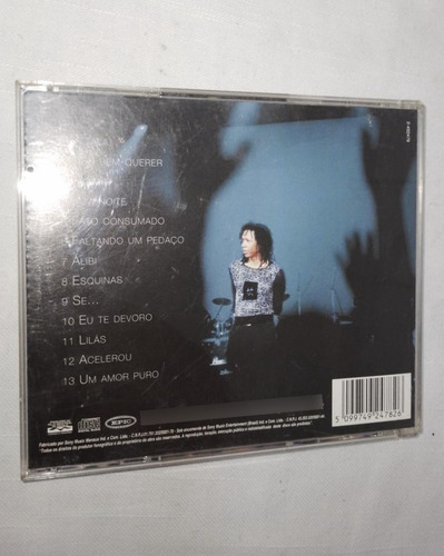 Cd Djavan - Ao Vivo - Volume 2 ( 20609 ) (Usado)