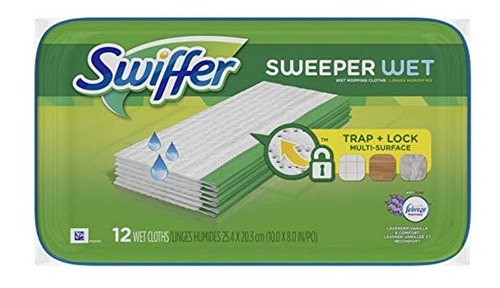 Swiffer Sweeper - Almohadilla De Fregona Húmeda Para Mopa