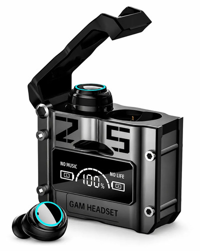 Fone de Ouvido Gamer In-ear HIVI M25 TWS com Bluetooth, Cancelamento de Ruído e Microfone