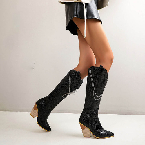 Inverno Plus Size Para Mulheres Quentes, Salto Em Cunha, Sal
