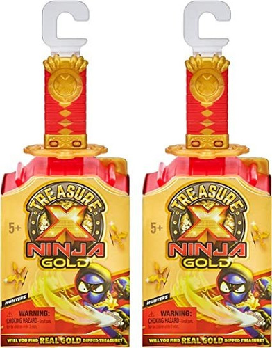 Treasure X Ninja Hunters - Paquete De 2 - Desembala, Tallar