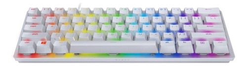 Teclado Razer Huntsman Mini 60% Óptico Mecánico Clicky Color del teclado Mercury Idioma Inglés US