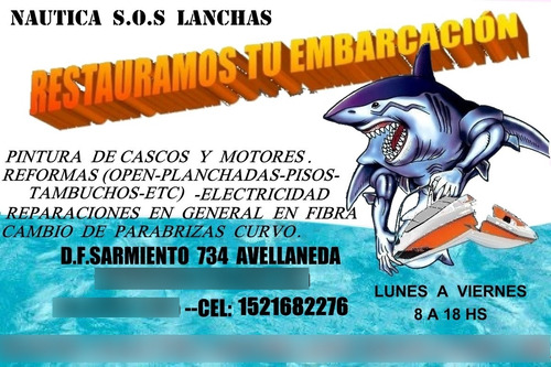Imagen 11 de 15 de Pintura De Cascos Y Motores - Reformas A Open Etc Soslanchas