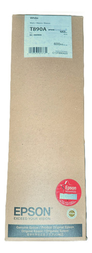 Cartucho De Tinta T890a Original White Caducado Sc-s80600