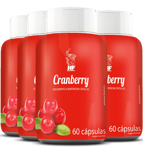 Cranberry Fitoway 500mg - 4x 60 Cápsulas