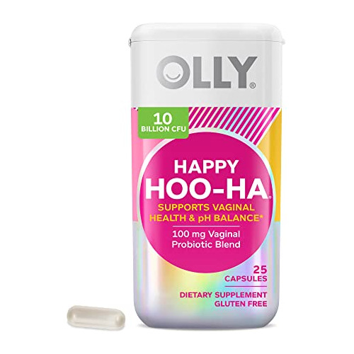 Cápsulas Olly Feliz Hoo-ha, Probiótico Para Mujeres, 29nrt