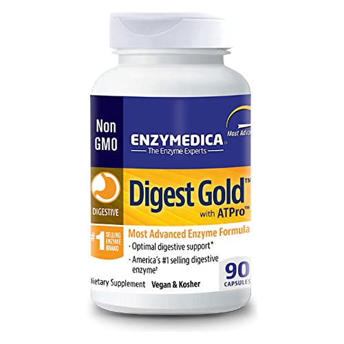 Enzymedica - Digest Gold + Atpro - Enzimas De Maxima Potenci
