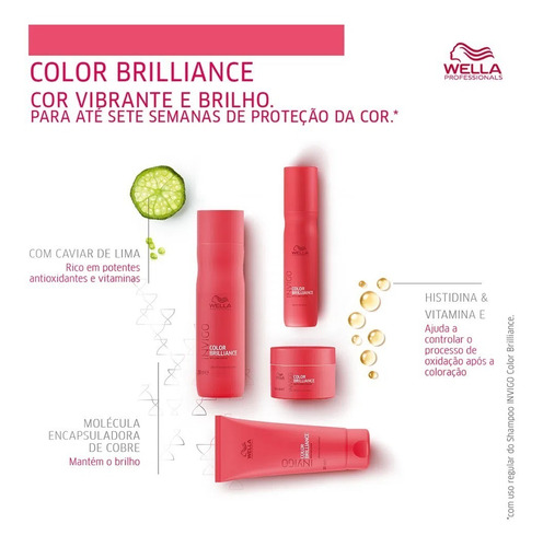 Máscara Color Brilliance Invigo 150ml Wella Professionals