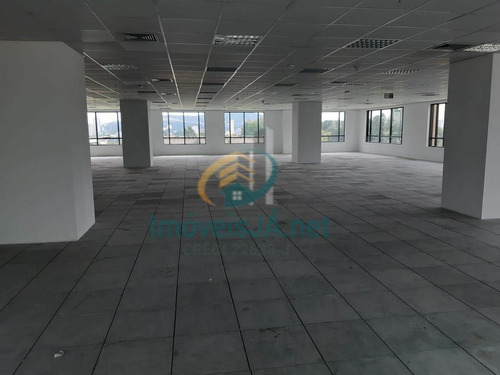 Imagem 16 de 27 de Laje Comercial Venda No West Side Com 560 M²,conceito Open Space, Com Piso Elevado, Forro, Luminárias, Ar Condicionado D - 168