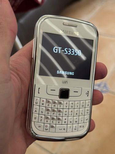 Celular Samsung Gt - S3350 (lee La Descripción) Blanco (Usado)