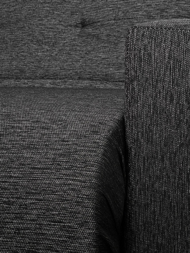 Sillon Dos Cuerpos Sofa Cama Chenille Anti Desgarro 1.30mts Gris Oscuro Chenille Anti Desgarro